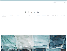Tablet Screenshot of lisacahill.com